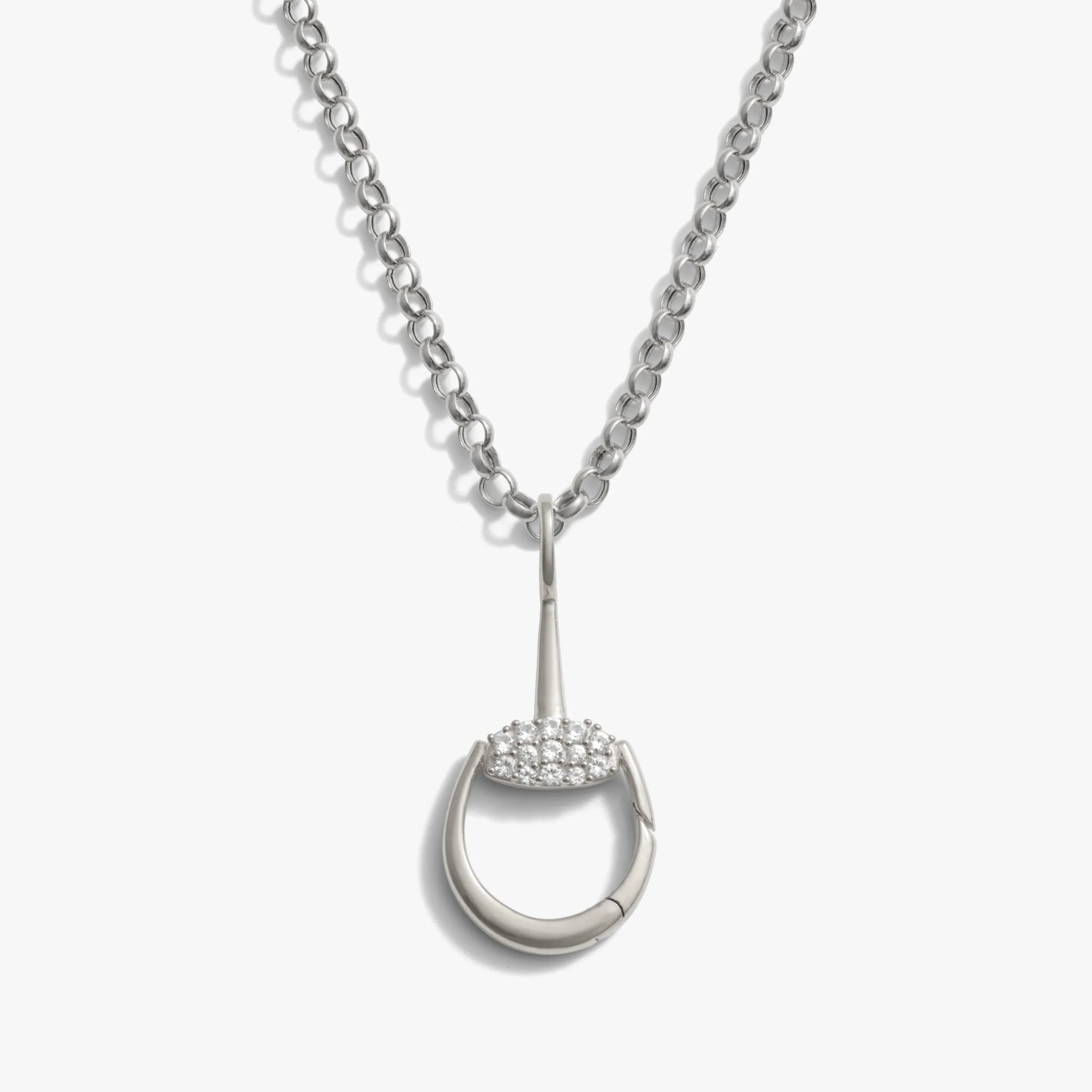 Horsebit Charm Link Necklace