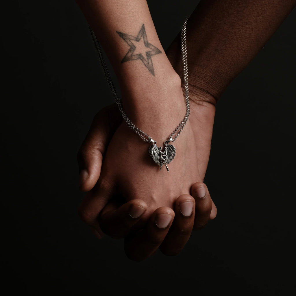 Angel To My Devil Necklace Duo