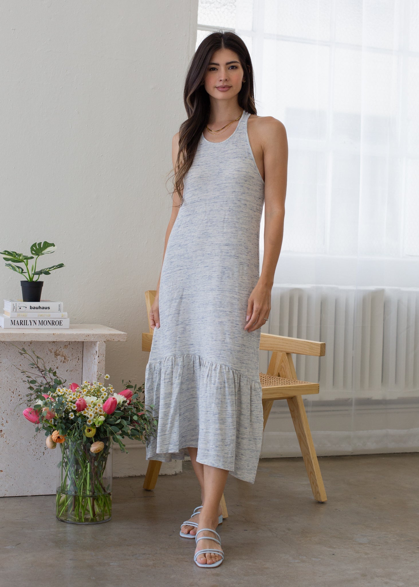 Back Twist Midi Dress - Paranoid Ranch