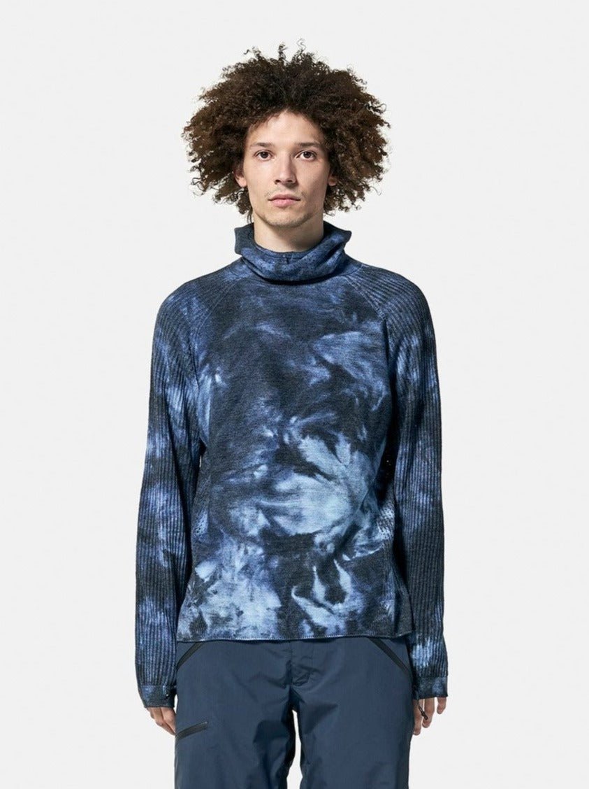 Balaclava Sweater - Navy Wave Dye - Paranoid Ranch