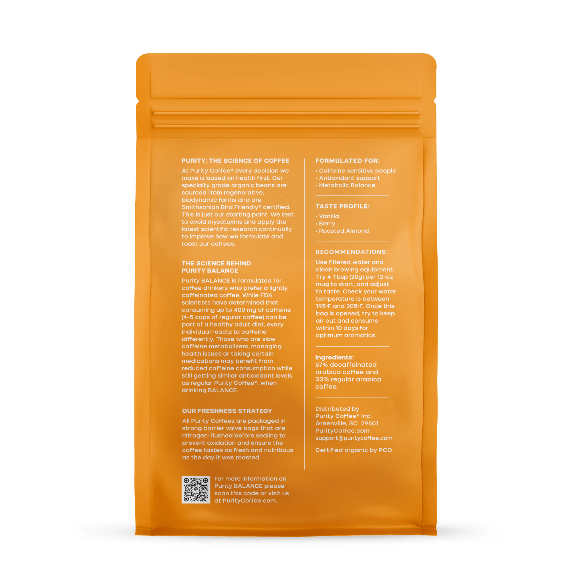 BALANCE: ²/₃ Decaf Whole Bean Coffee - Paranoid Ranch