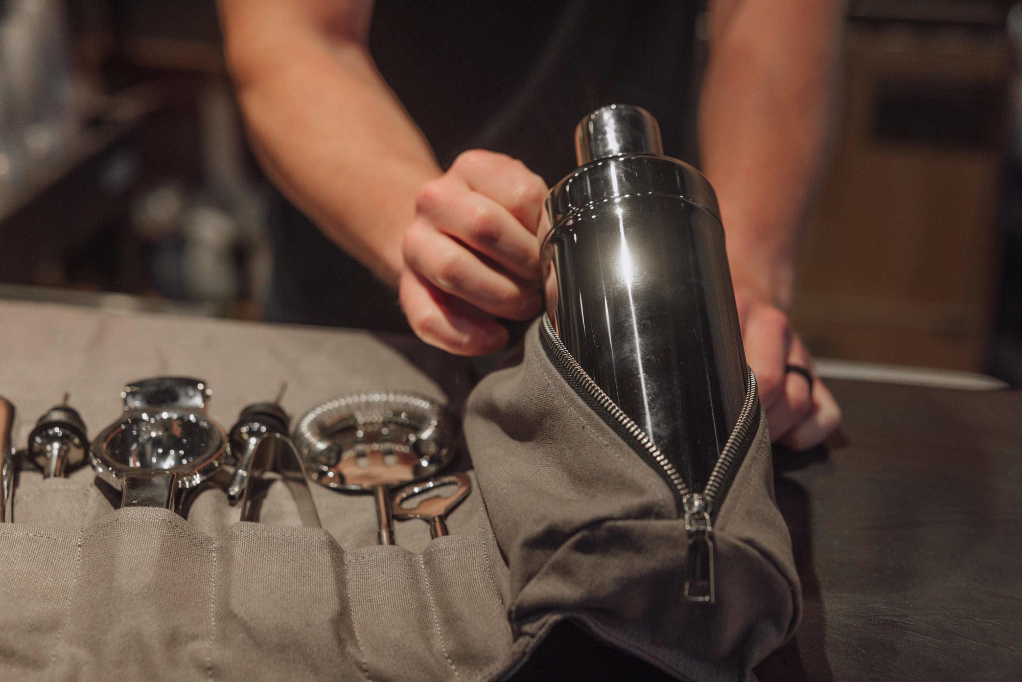 Barkeep Bar Tool Roll Up Kit - Paranoid Ranch