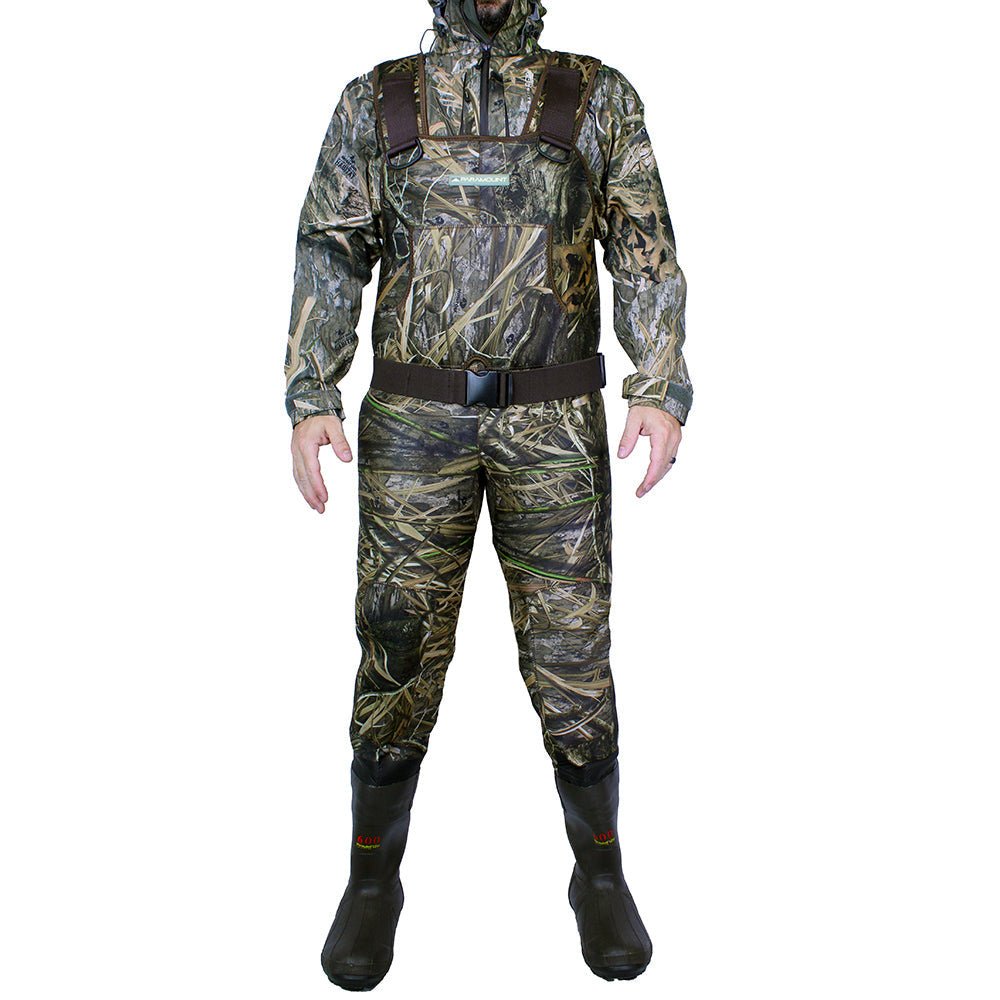 BAYOU 3.5mm Neoprene Camo Chest Wader – 600g Boots - Paranoid Ranch