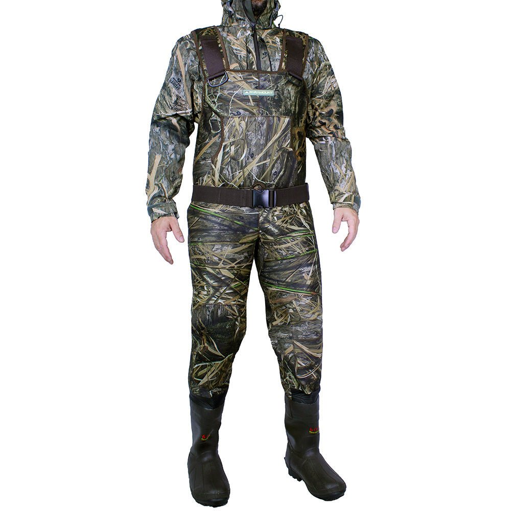 BAYOU 3.5mm Neoprene Camo Chest Wader – 600g Boots - Paranoid Ranch
