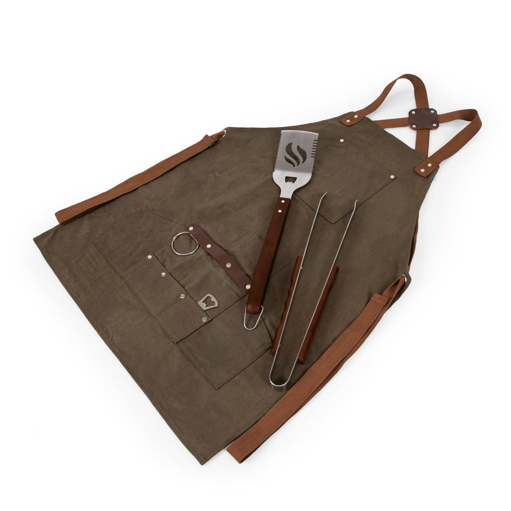 BBQ Apron with Tools & Bottle Opener - Paranoid Ranch