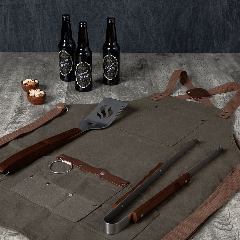 BBQ Apron with Tools & Bottle Opener - Paranoid Ranch
