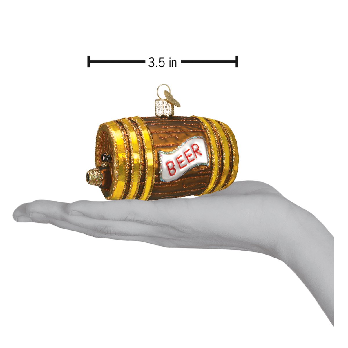 Beer Keg Ornament - Paranoid Ranch