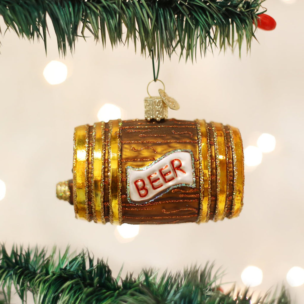 Beer Keg Ornament - Paranoid Ranch