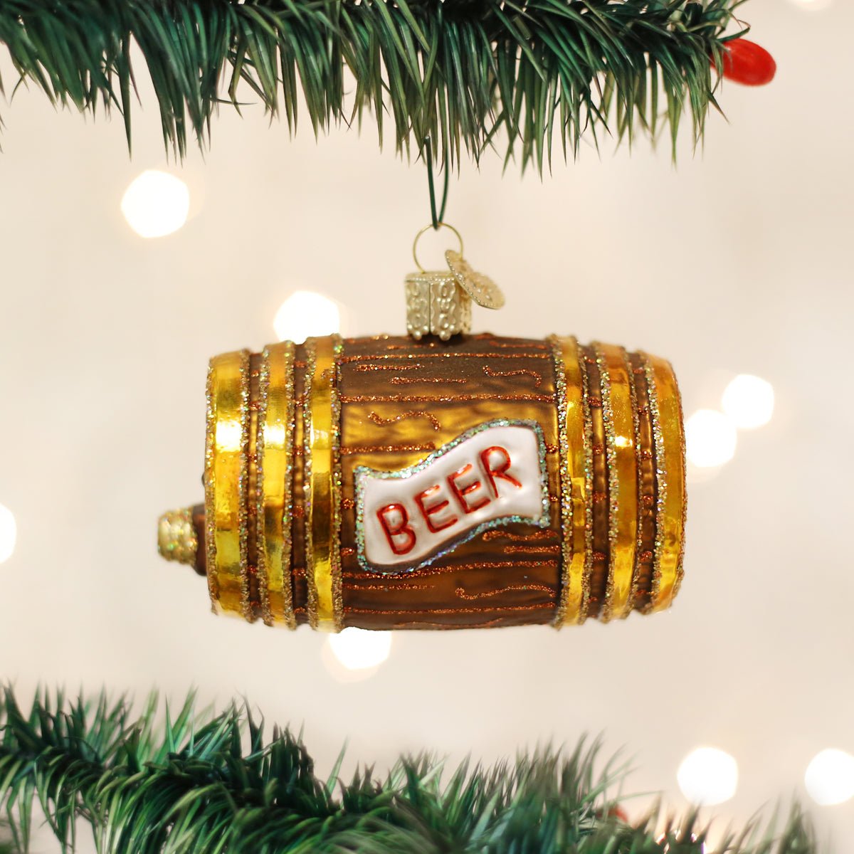 Beer Keg Ornament - Paranoid Ranch