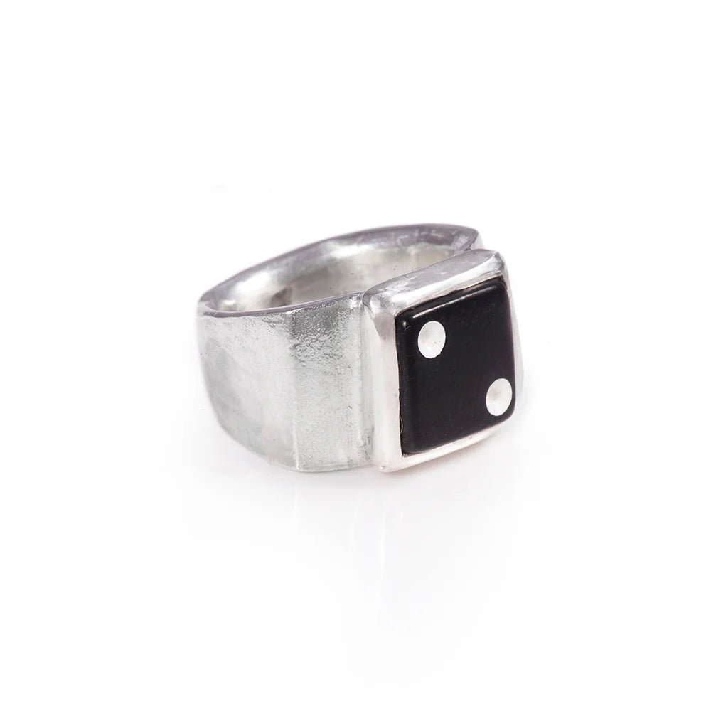 Black Lucky Dice Ring - Paranoid Ranch