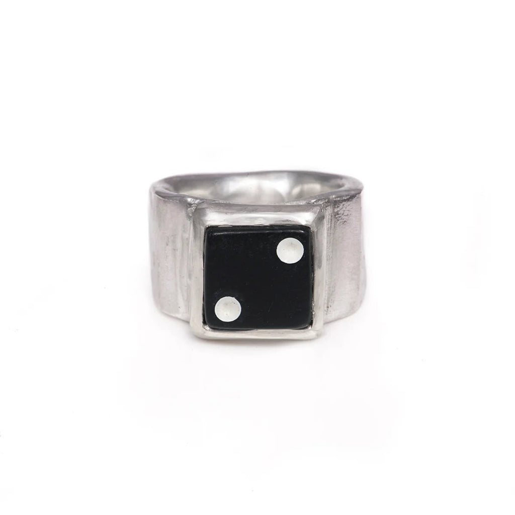 Black Lucky Dice Ring - Paranoid Ranch