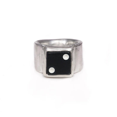 Black Lucky Dice Ring - Paranoid Ranch