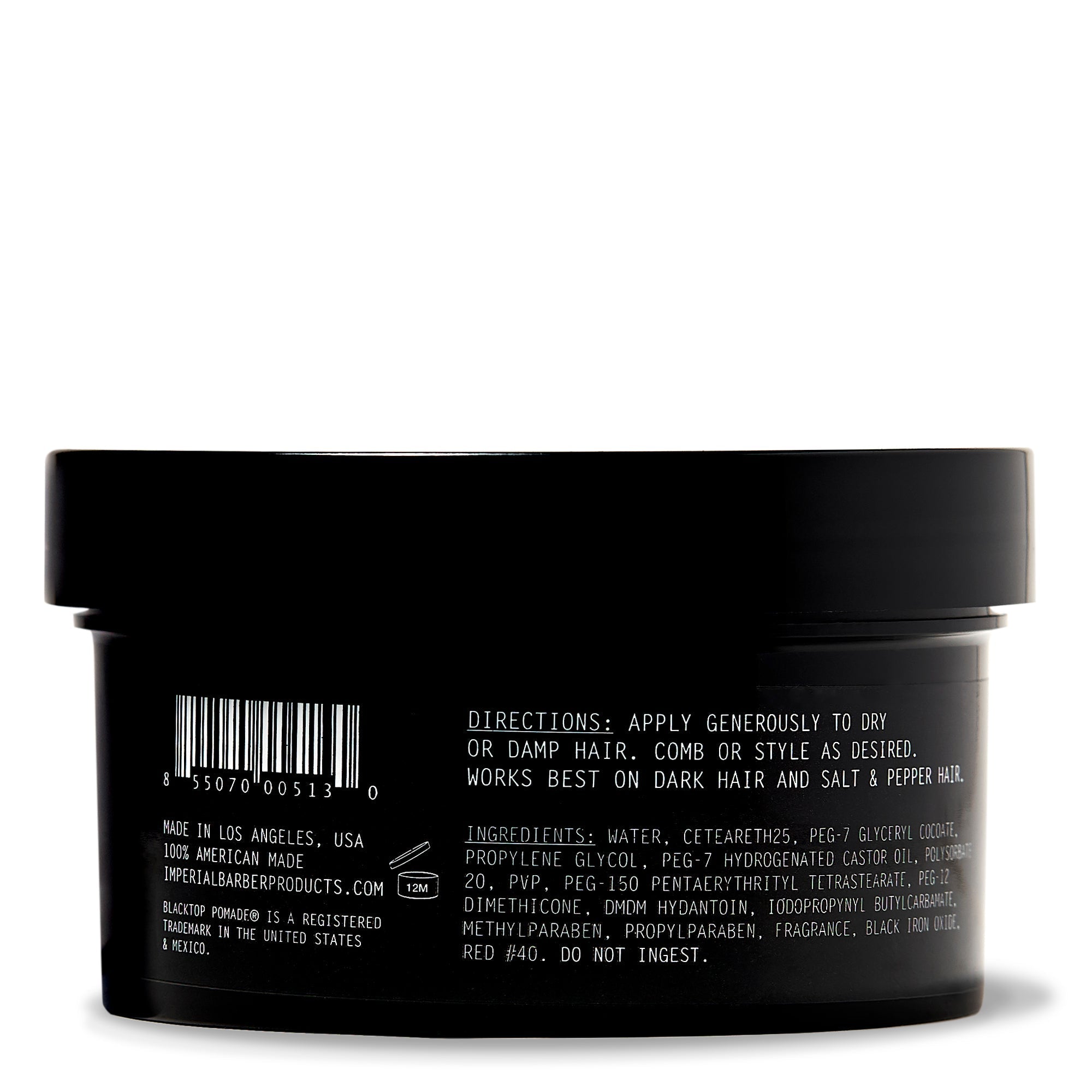 Blacktop Pomade - 6 oz - Paranoid Ranch