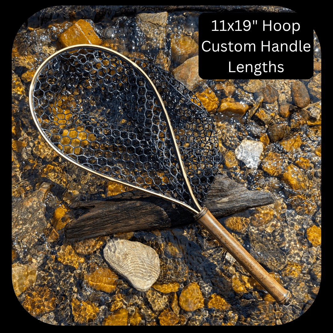 Blue Line - Bamboo Fly Fishing Landing Net/Hand Net - Paranoid Ranch