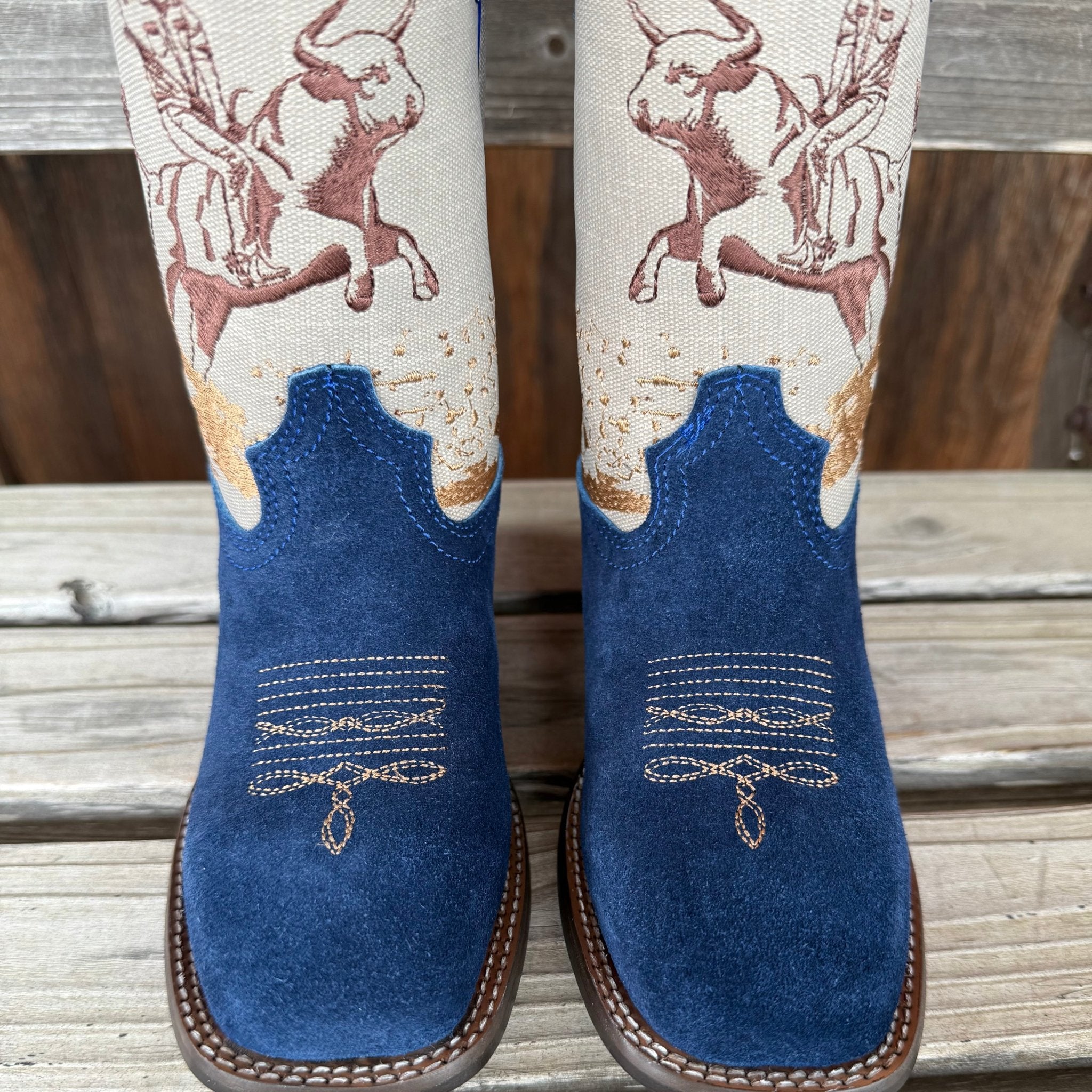 Blue Suede Bull Rider | Roper Kids - Paranoid Ranch