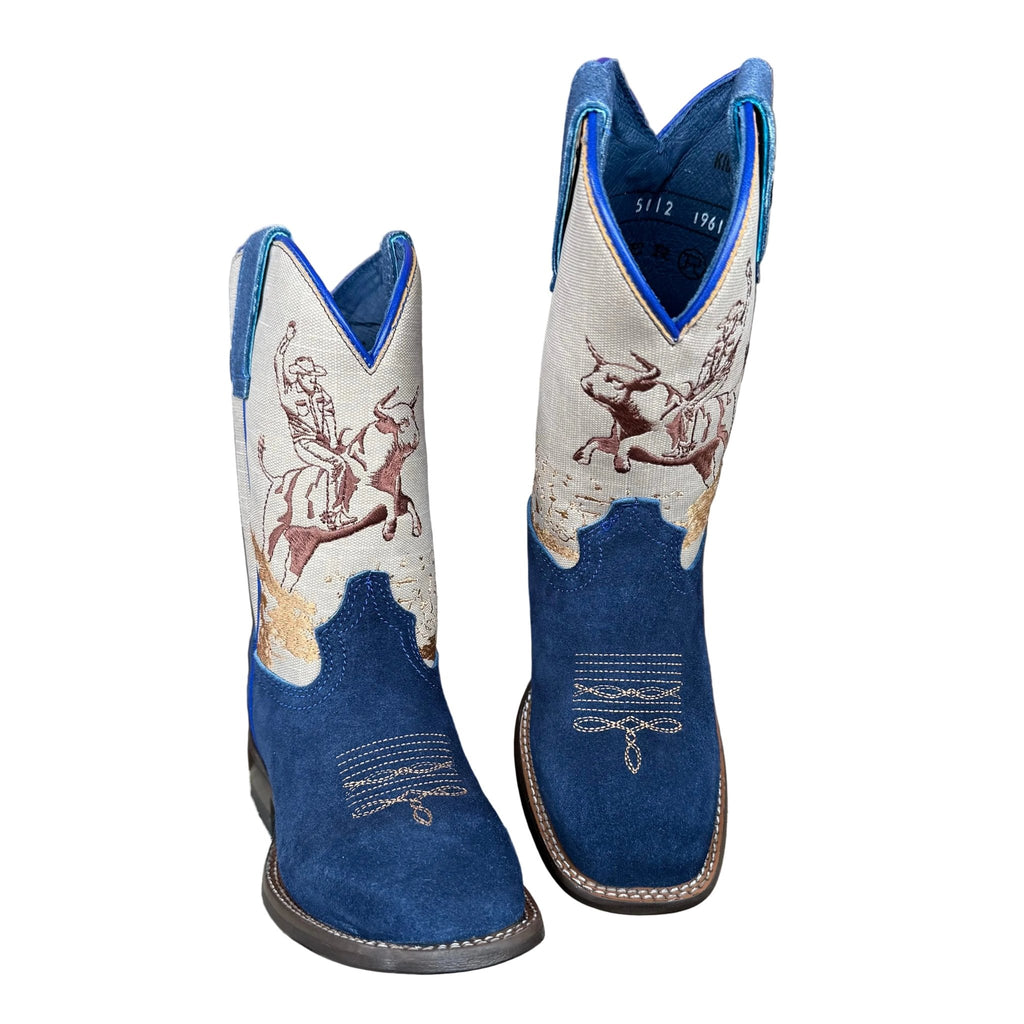 Blue Suede Bull Rider | Roper Kids - Paranoid Ranch