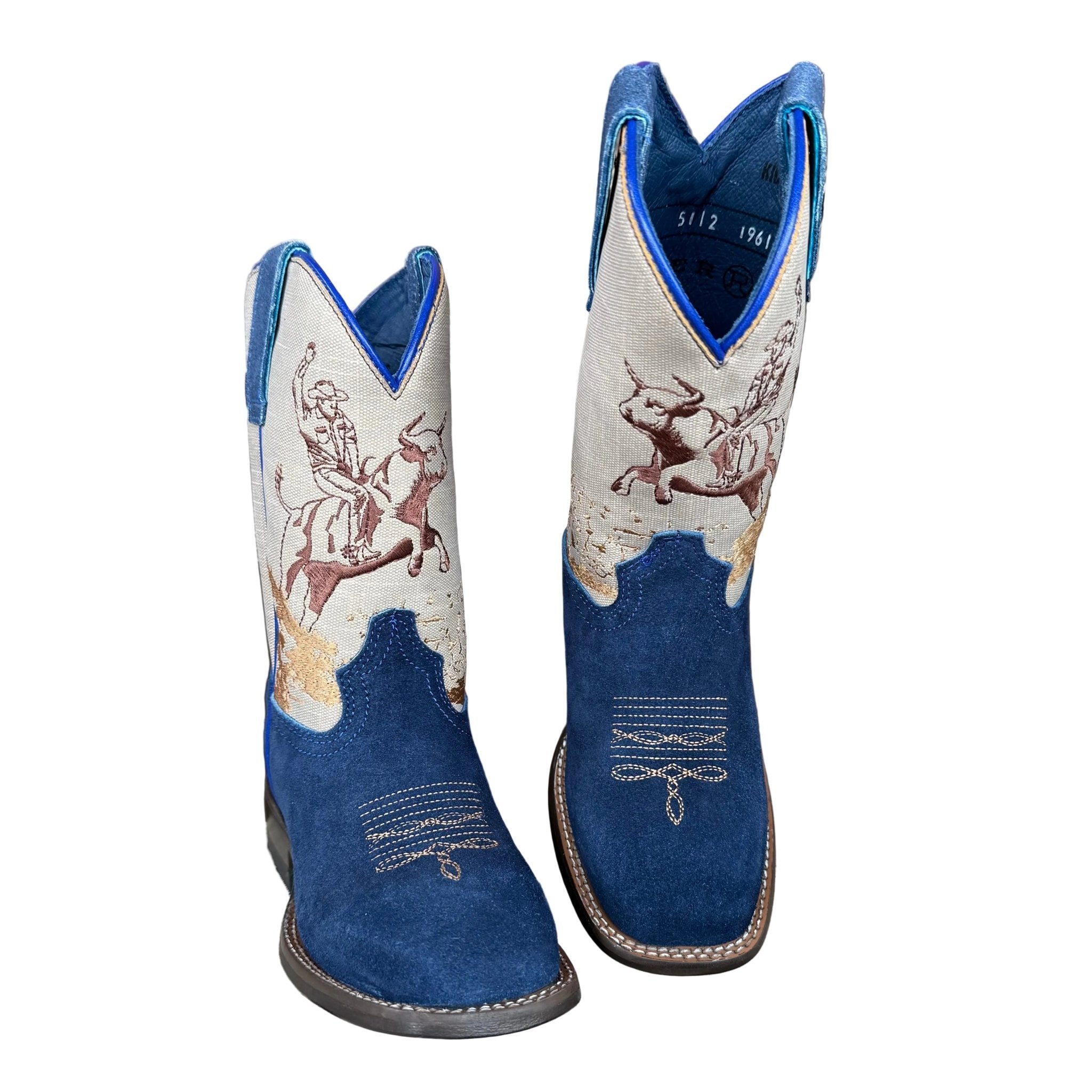 Blue Suede Bull Rider | Roper Kids - Paranoid Ranch