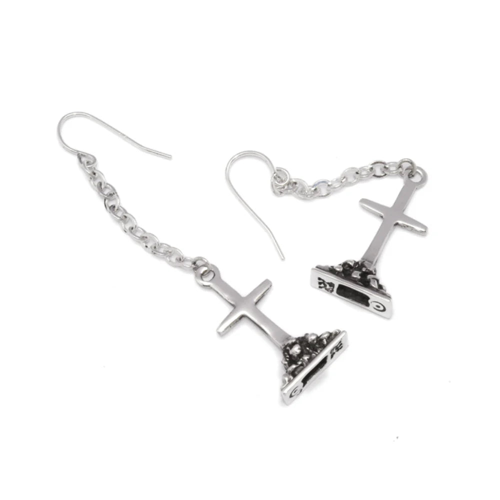 Boothill Cross Earrings - Paranoid Ranch