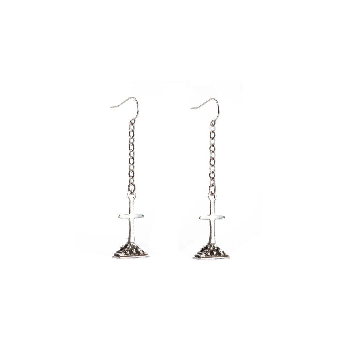 Boothill Cross Earrings - Paranoid Ranch