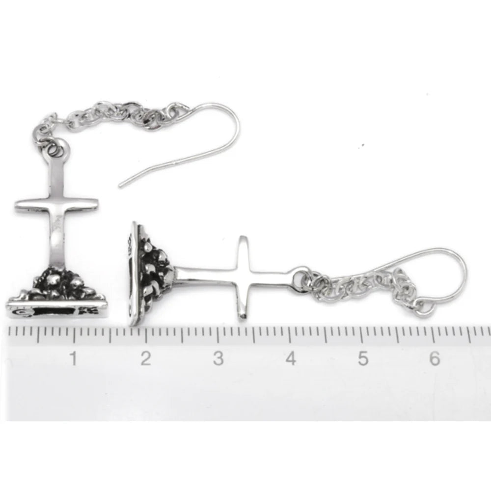 Boothill Cross Earrings - Paranoid Ranch