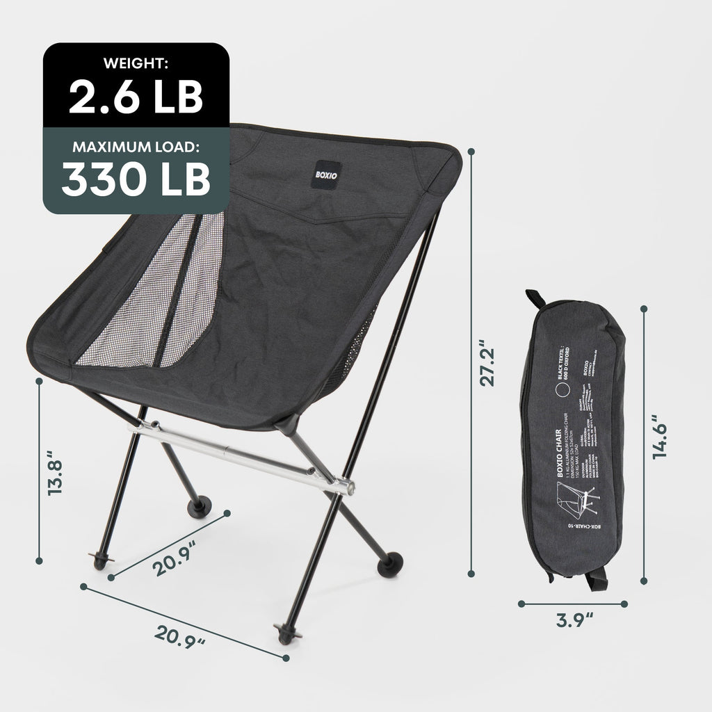 BOXIO CHAIR Set of 4 I set of camping chairs with box - Paranoid Ranch