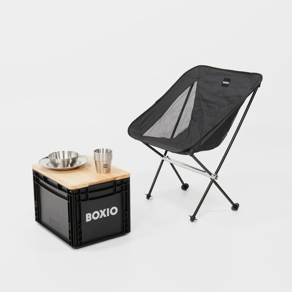 BOXIO CHAIR Set of 4 I set of camping chairs with box - Paranoid Ranch