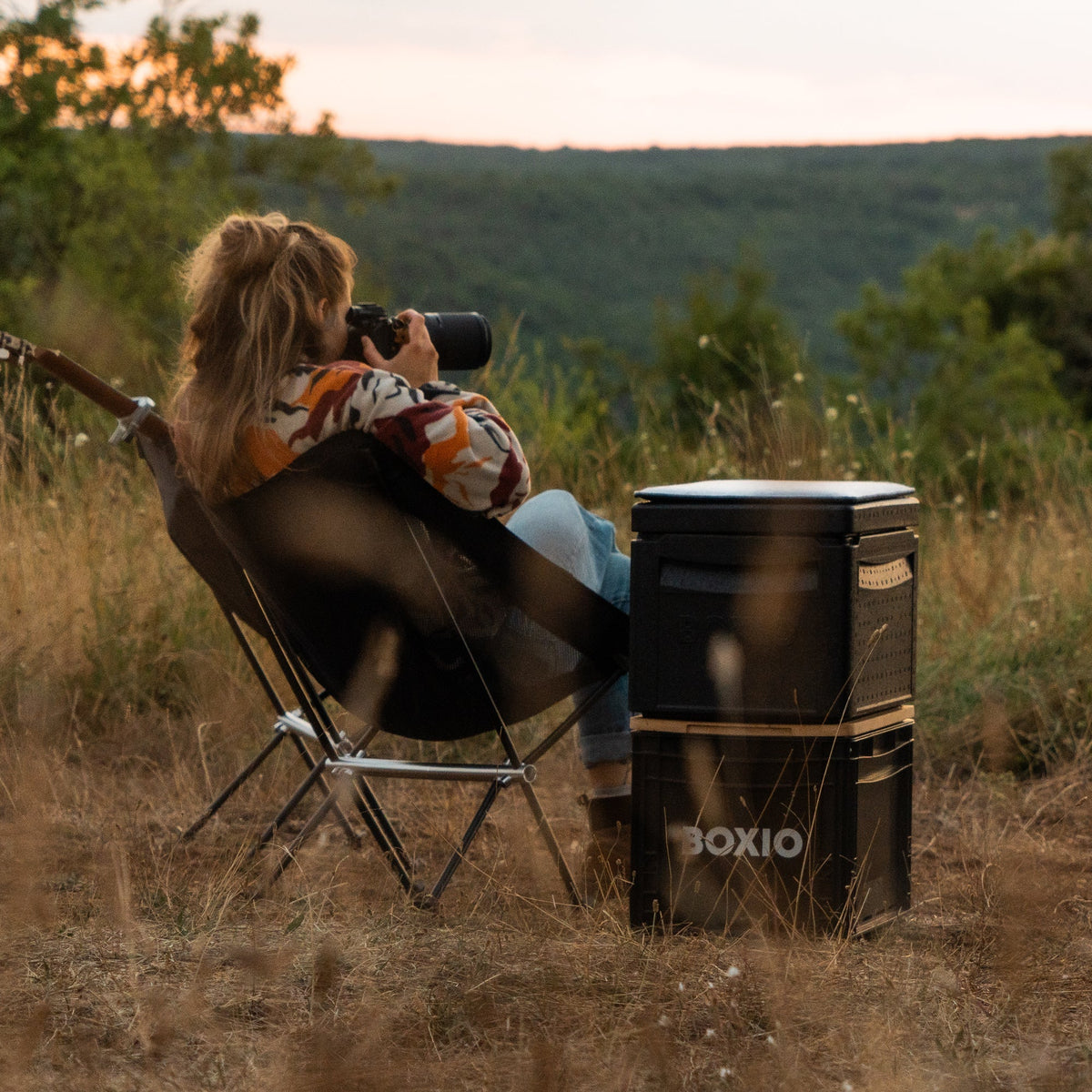 BOXIO CHAIR Set of 4 I set of camping chairs with box - Paranoid Ranch