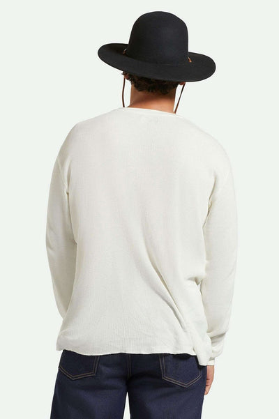 Back view of Brixton Tiller Hat on model.