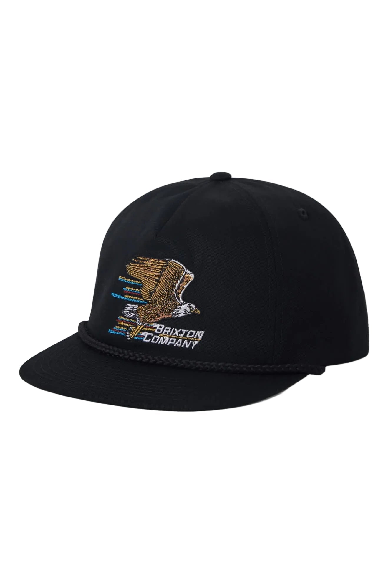 Brixton Waller Snapback Hat - Black | Paranoid Ranch