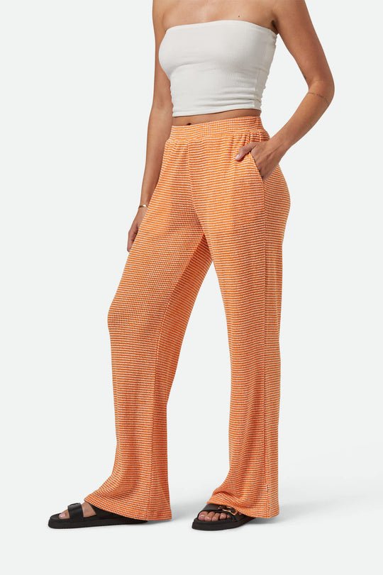Model wearing the Brixton Maude Mesh Lounge Pant - Paranoid Ranch