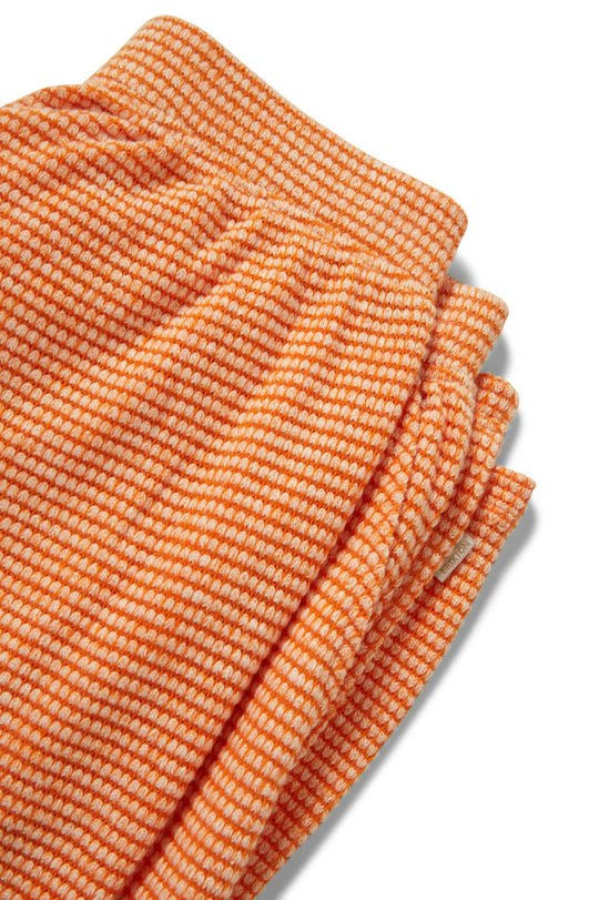 close up of the waistband on the Brixton Maude Mesh Lounge Pant.