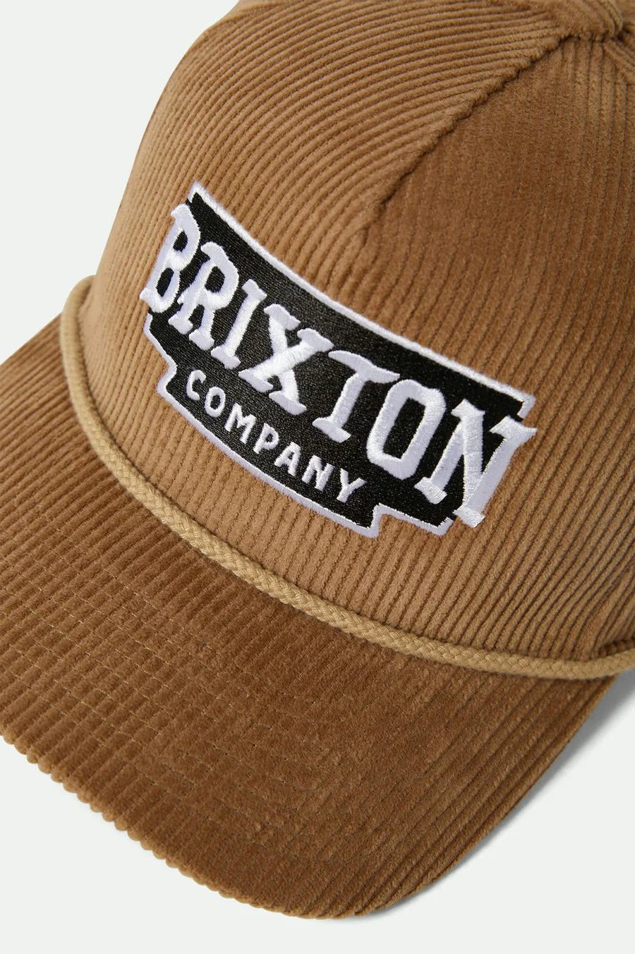 Brixton Pierson Netplus Snapback - Sand Corduroy - Paranoid Ranch