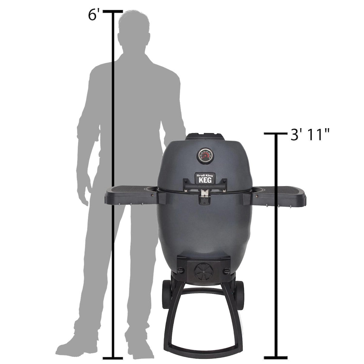 Broil King Keg 5000 Steel Charcoal Kamado Grill - Paranoid Ranch