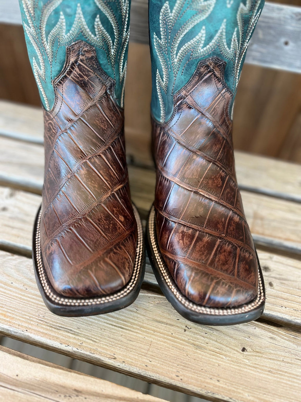 Brown Alligator | Stetson Mens - Paranoid Ranch