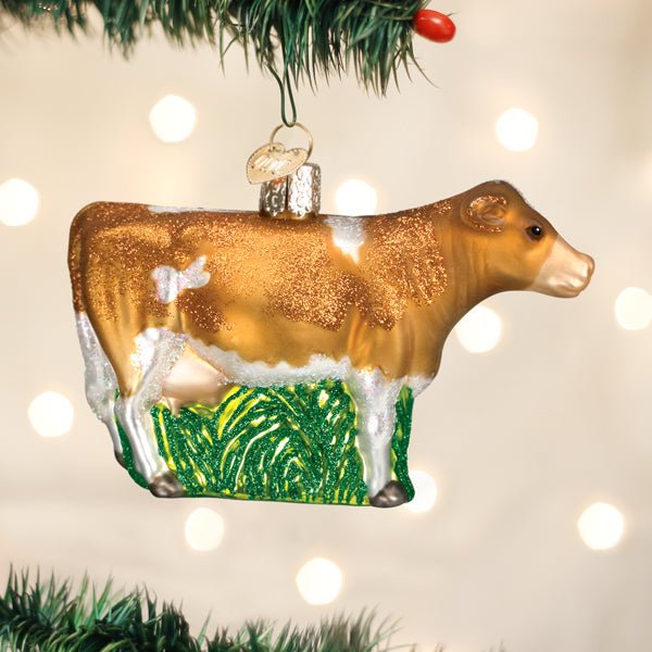 Brown Dairy Cow Ornament - Paranoid Ranch