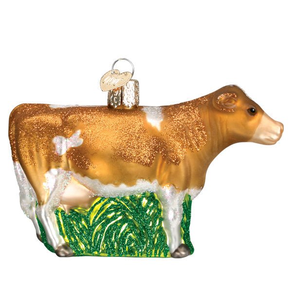 Brown Dairy Cow Ornament - Paranoid Ranch
