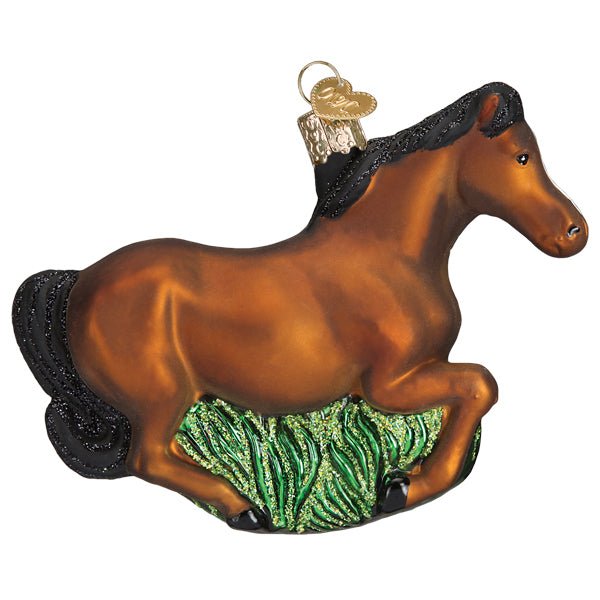 Brown Mustang Ornament - Paranoid Ranch