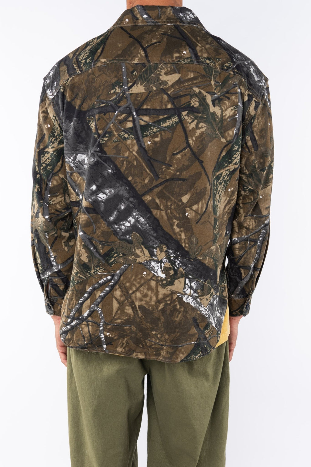 Bucky Camo Split Hem Shirt Jacket - Paranoid Ranch