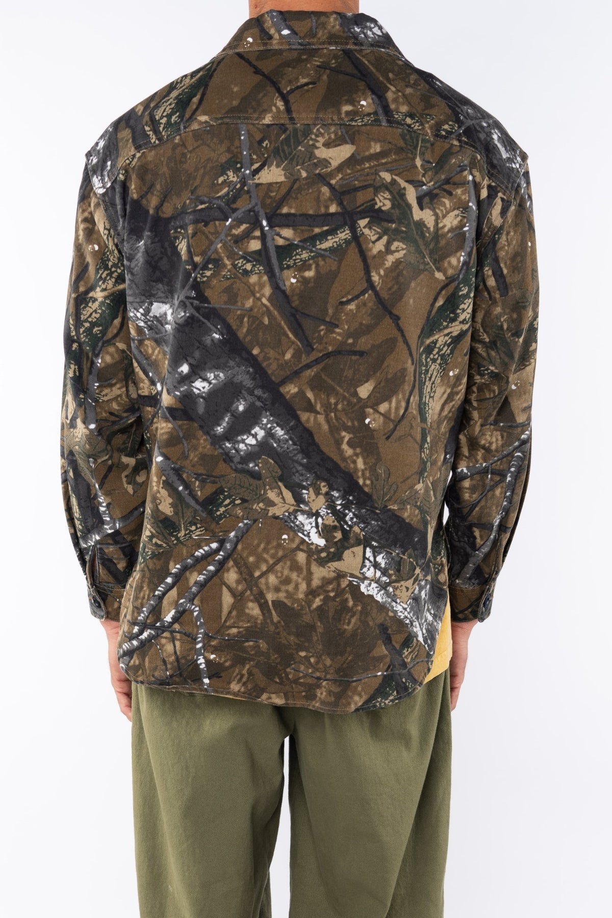 Bucky Camo Split Hem Shirt Jacket - Paranoid Ranch