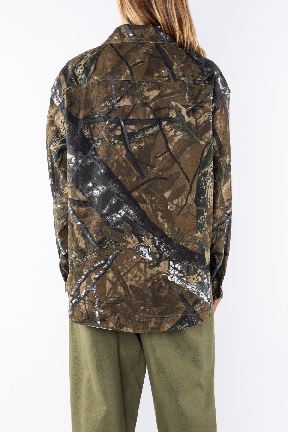 Bucky Camo Split Hem Shirt Jacket - Paranoid Ranch