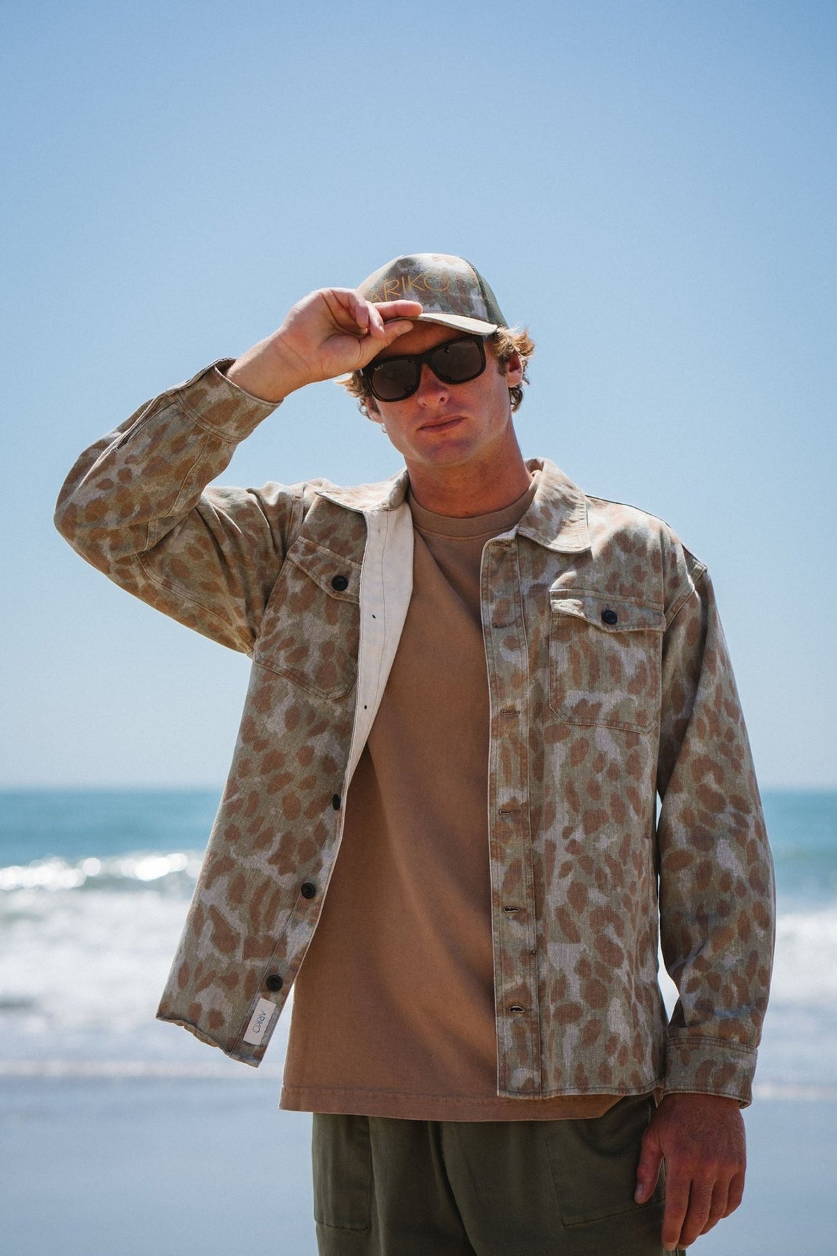Bucky Camo Split Hem Shirt Jacket - Paranoid Ranch