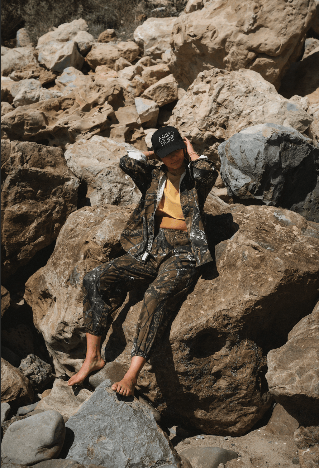Bucky Camo Split Hem Shirt Jacket - Paranoid Ranch