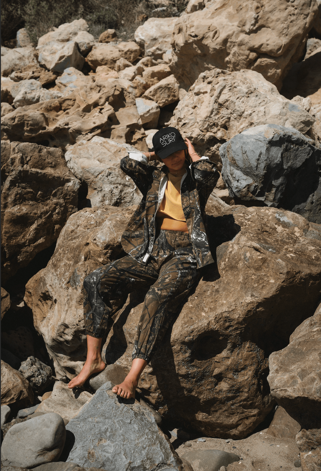 Bucky Camo Split Hem Shirt Jacket - Paranoid Ranch