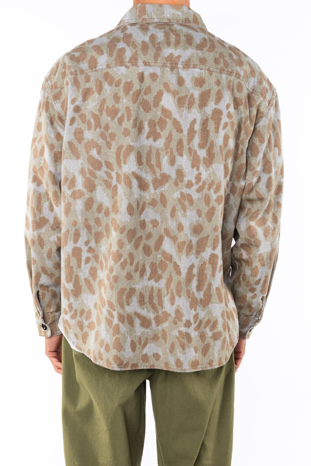 Bucky Camo Split Hem Shirt Jacket - Paranoid Ranch