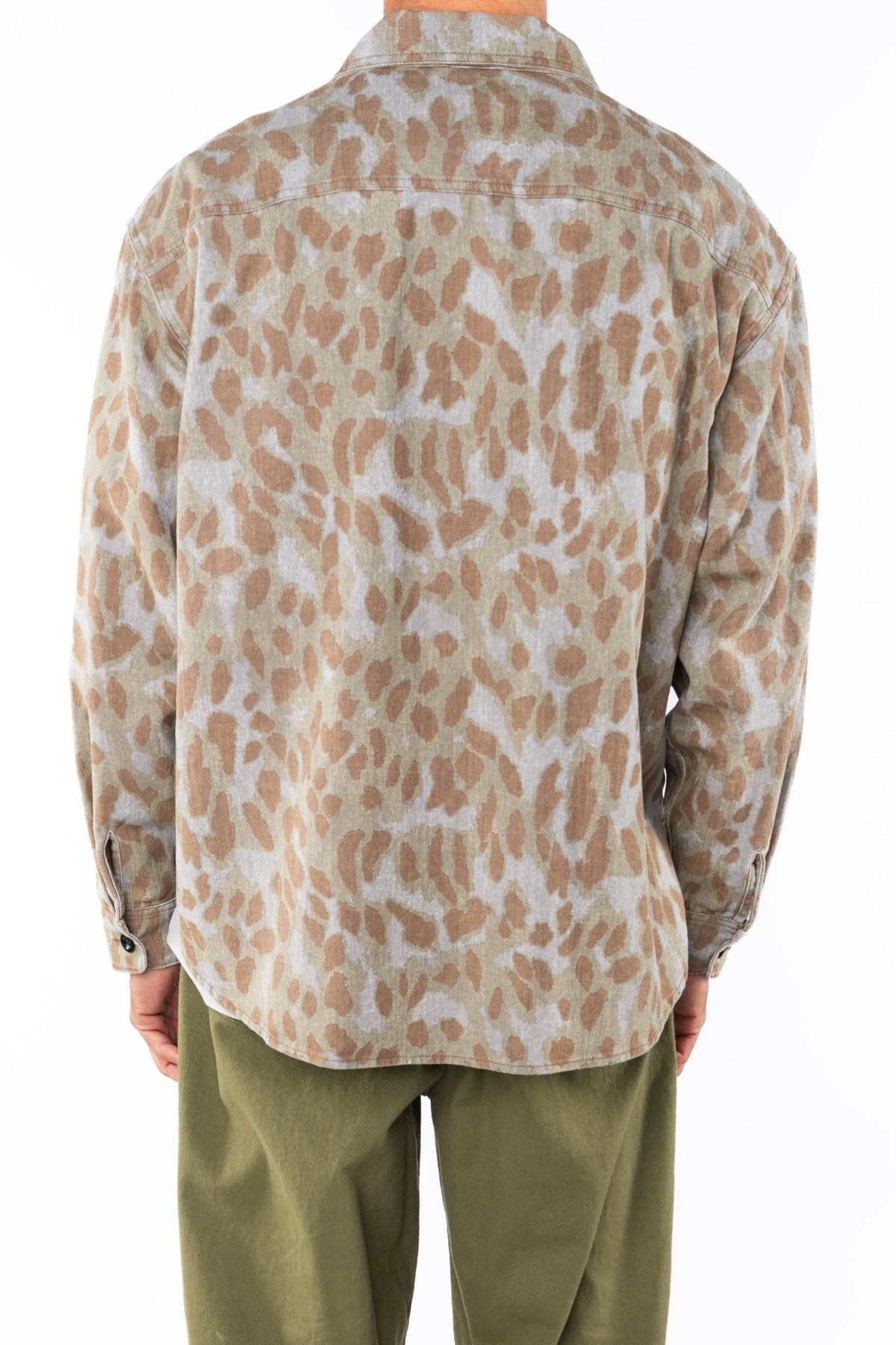 Bucky Camo Split Hem Shirt Jacket - Paranoid Ranch