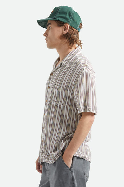 Bunker Twisted Stripe Camp Collar Shirt - Paranoid Ranch