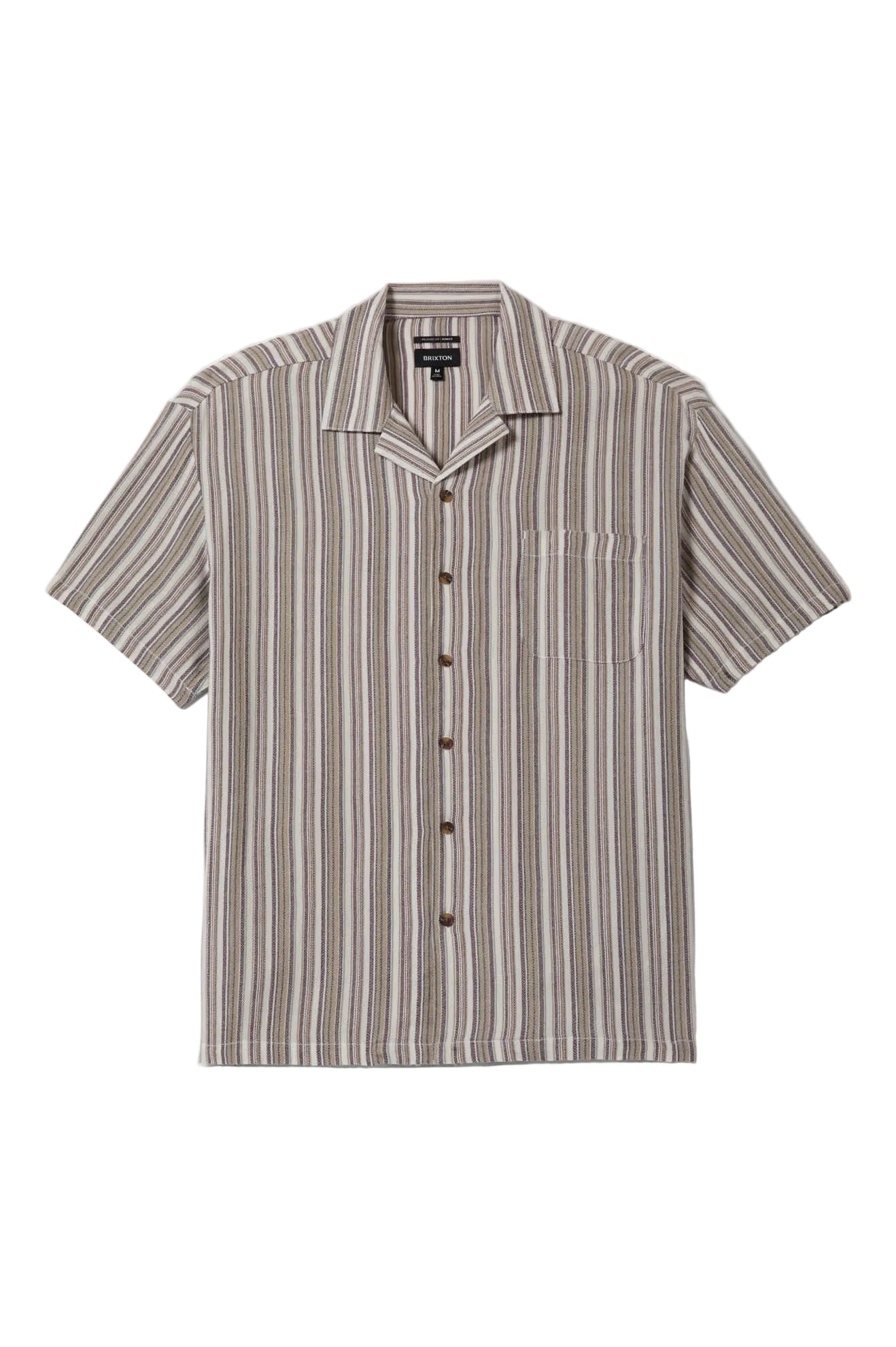 Bunker Twisted Stripe Camp Collar Shirt - Paranoid Ranch