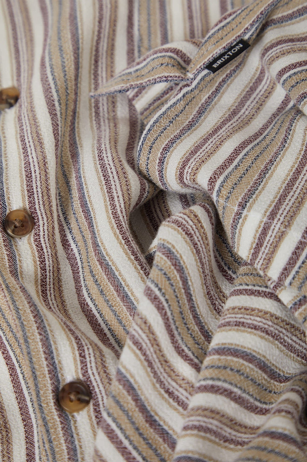 Bunker Twisted Stripe Camp Collar Shirt - Paranoid Ranch