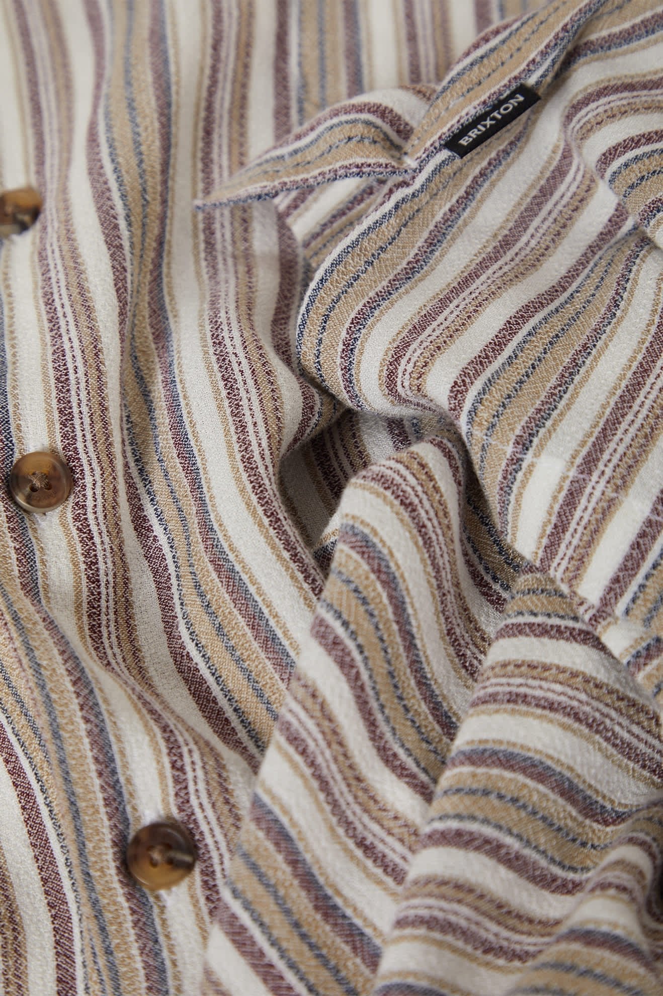Bunker Twisted Stripe Camp Collar Shirt - Paranoid Ranch