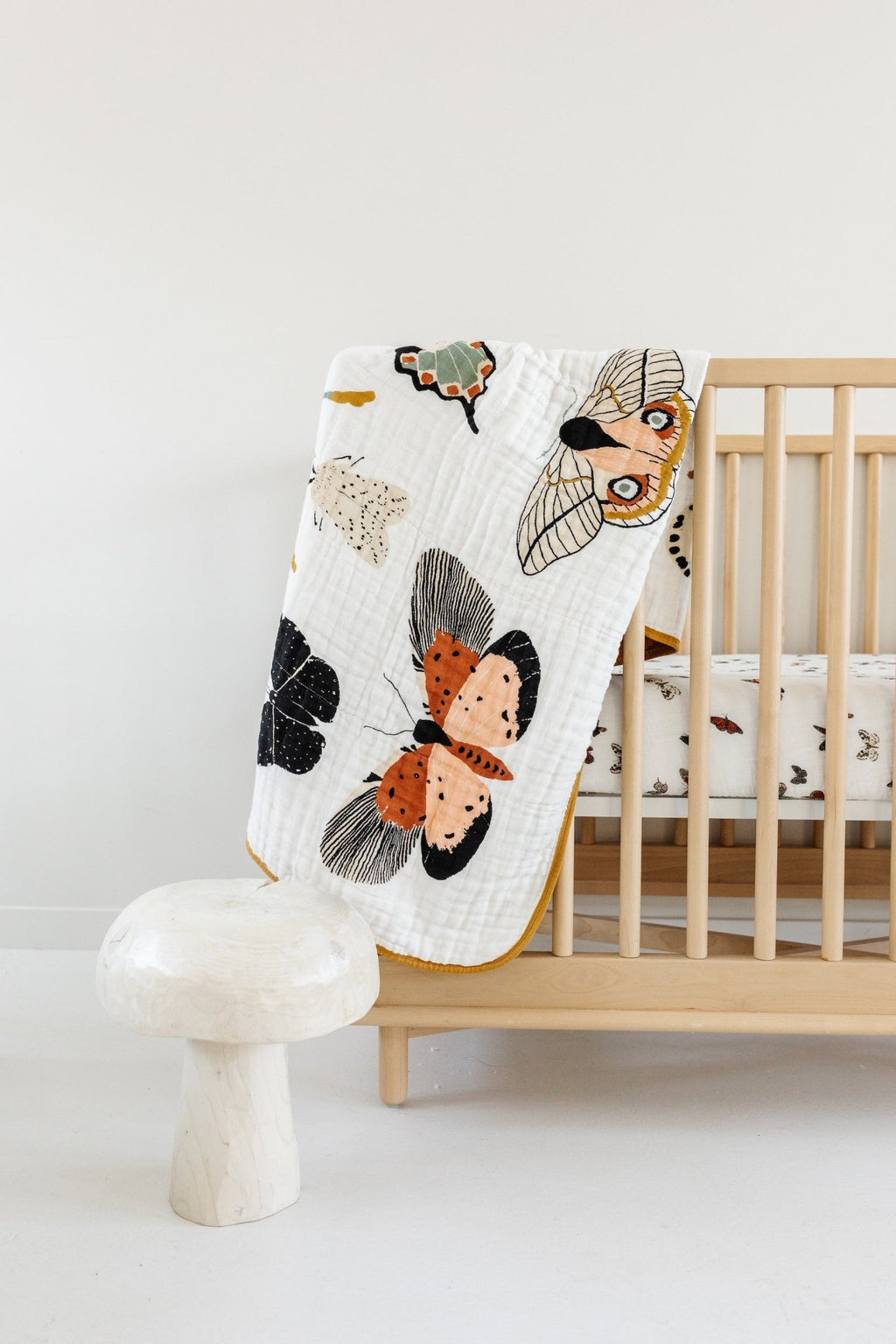 Butterfly Migration Crib Sheet - Paranoid Ranch